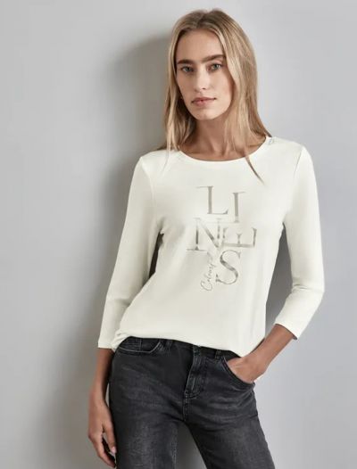 Maglia manica lunga Street One - panna