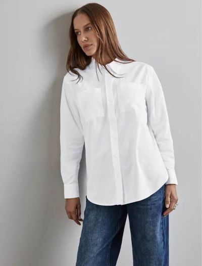 Camicia manica lunga Street One - bianco