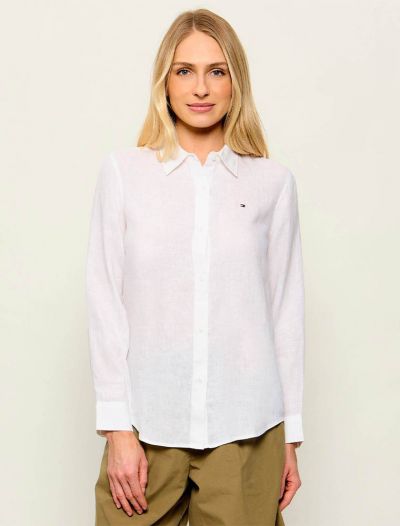Camicia manica lunga Tommy Hilfiger - bianco
