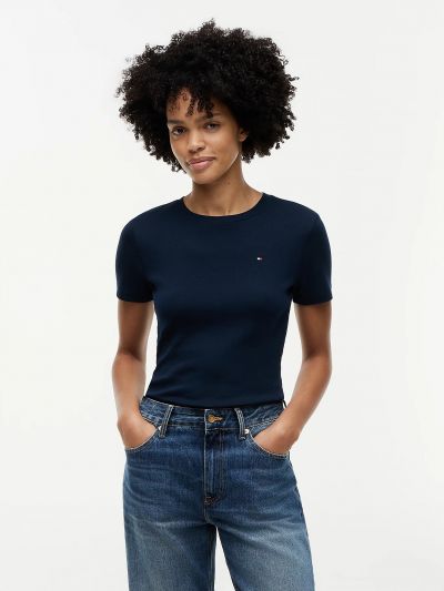 T-shirt manica corta Tommy Hilfiger - blu notte
