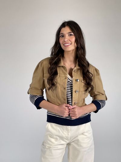 Giubbino in jeans Kocca - beige
