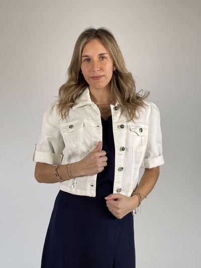 Giubbino in jeans Kocca - bianco