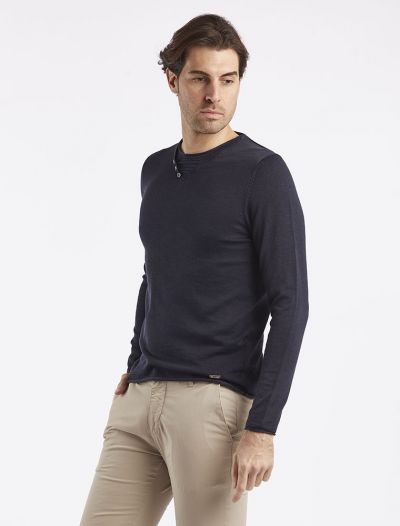 Maglia manica lunga Cranberry - blu