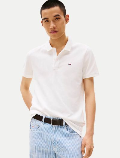 Polo manica corta Tommy Jeans - ecru