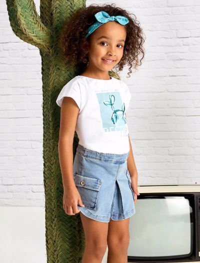 Bermuda jeans Mayoral - chiaro