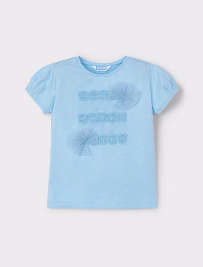 T-shirt manica corta Mayoral - cielo