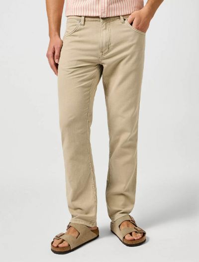 Pantalone casual 5 tasche Wrangler - beige