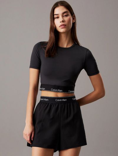 T-shirt manica corta sportiva Calvin Klein Sport - black