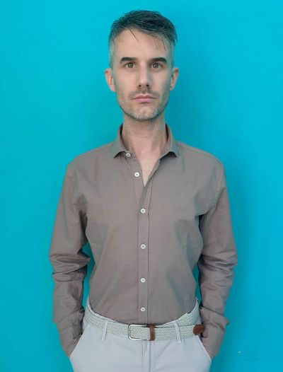 Camicia manica lunga lino Qb24 - cioccolato