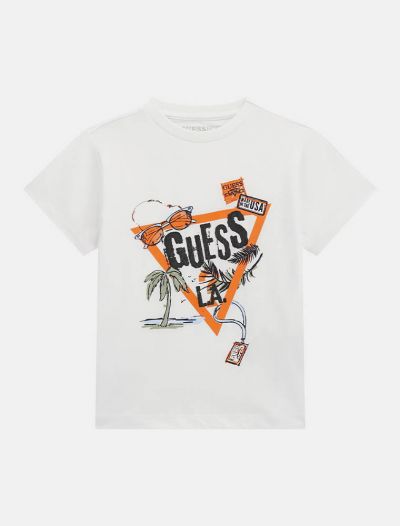 T-shirt manica corta Guess - white