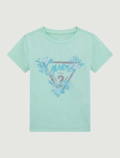 T-shirt manica corta Guess - azzurro
