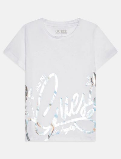 T-shirt manica corta Guess - white