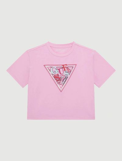 T-shirt manica corta Guess - pink