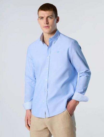 Camicia manica lunga casual North Sails - light blue
