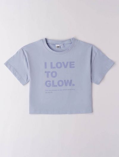 T-shirt manica corta I Do - azzurro