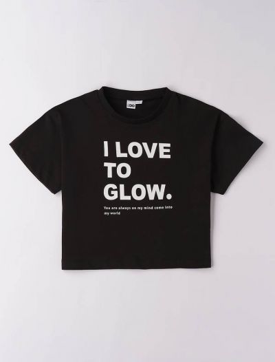 T-shirt manica corta I Do - nero