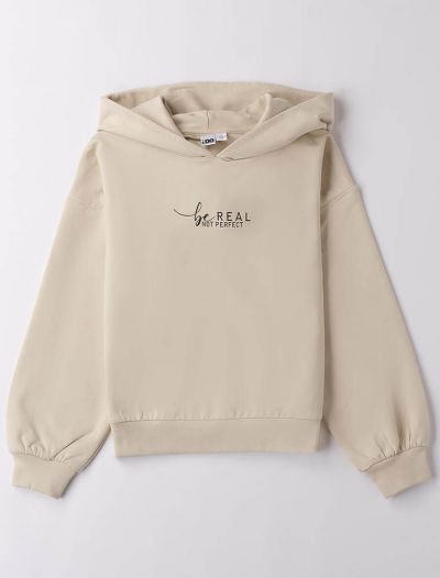 Maglia in felpa I Do - beige