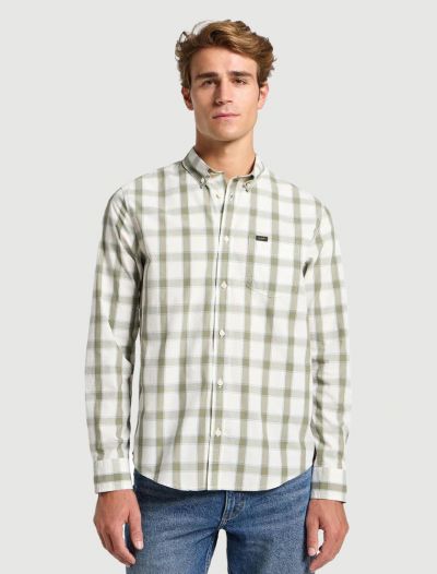 Camicia manica lunga casual Lee - ecru