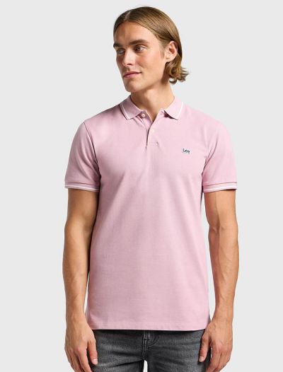 Polo manica corta Lee - mauve