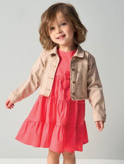 Giubbino in jeans I Do - beige