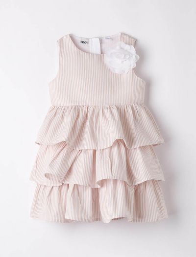 Abito manica corta elegante I Do - beige