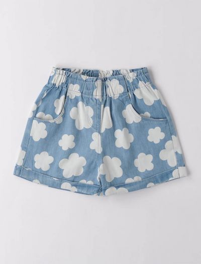 Pantalone corto I Do - denim