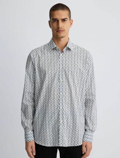 Camicia manica lunga Liu Jo - blu bianco