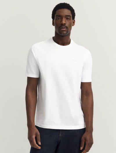 T-shirt manica corta Bugatti - bianco