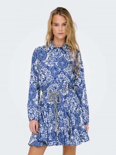 Abito Only - bianco blu