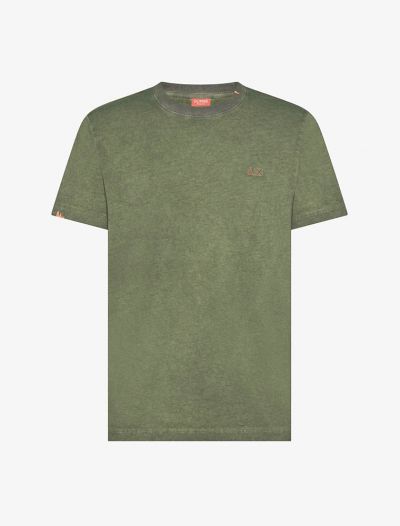 T-shirt manica corta Sun68 - verde scuro