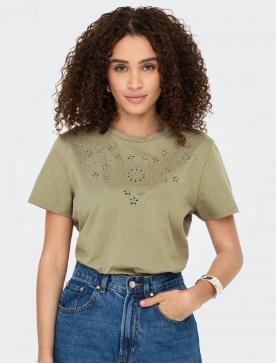 T-shirt manica corta Jdy - verde