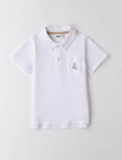Polo manica corta I Do - white