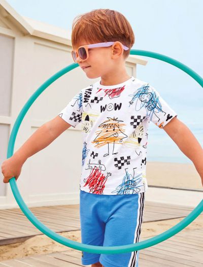 T-shirt manica corta I Do - bianco nero