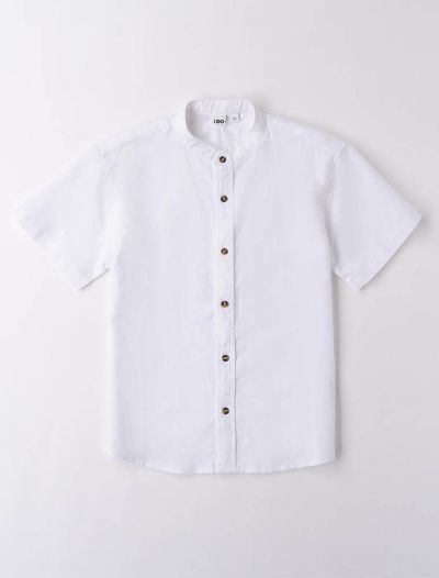 Camicia manica corta I Do - white