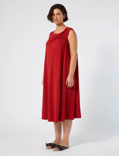 Abito curvy Persona - paprika