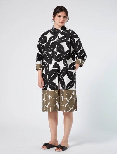 Abito curvy Persona - nero marrone