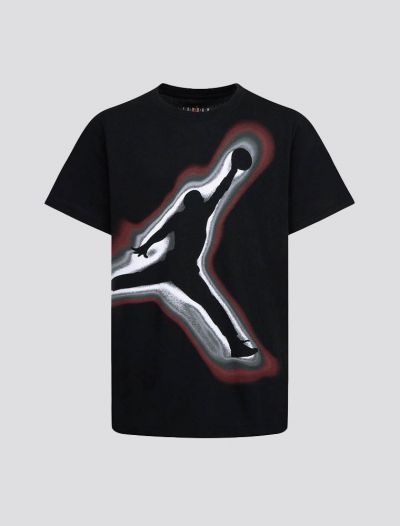 T-shirt manica corta sportiva Jordan - nero