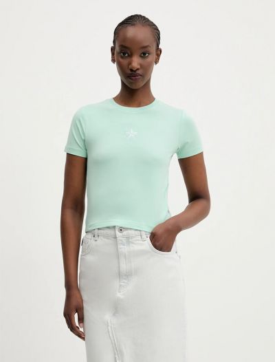 T-shirt manica corta Guess Jeans - menta