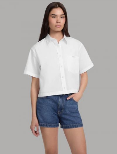 Camicia manica corta Guess Jeans - bianco