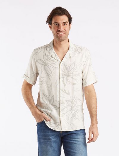 Camicia manica corta Antony Morato - crema