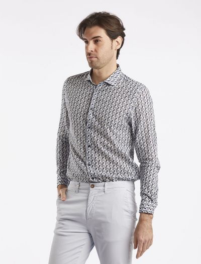 Camicia manica lunga Seinse - blu navy