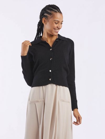 Maglia manica lunga Knit - San Babila - nero