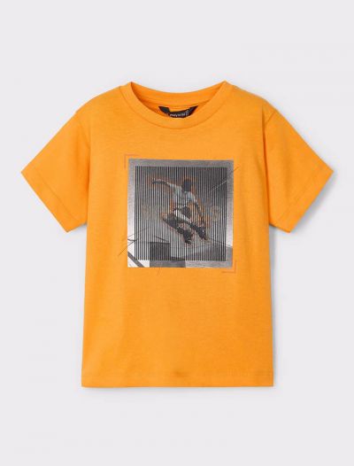 T-shirt manica corta Mayoral - arancione