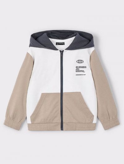 Maglia in felpa aperta Mayoral - deserto