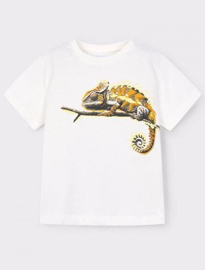 T-shirt manica corta Mayoral - panna