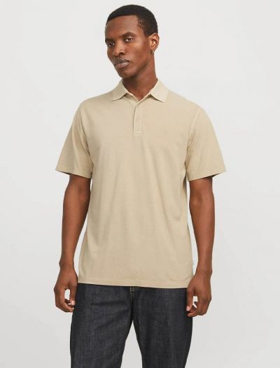 Polo manica corta Jack & Jones - beige