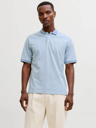 Polo manica corta Jack & Jones - blue