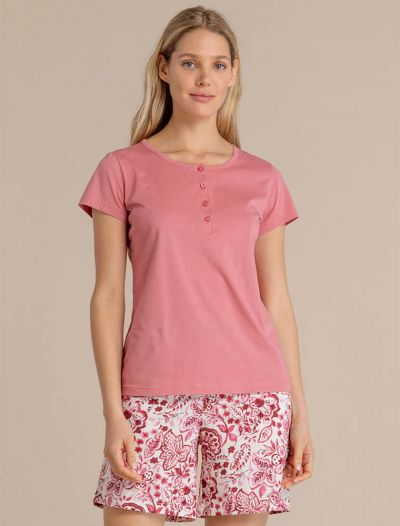 Pigiama corto Noidinotte - rosa