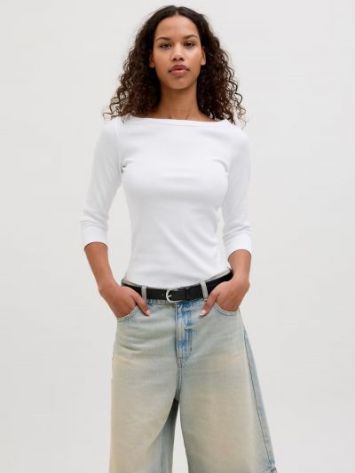 Maglia manica lunga Jjxx - bright white