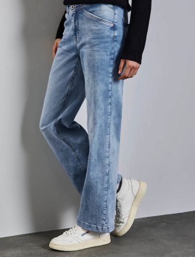 Pantalone jeans Street One - light blue denim